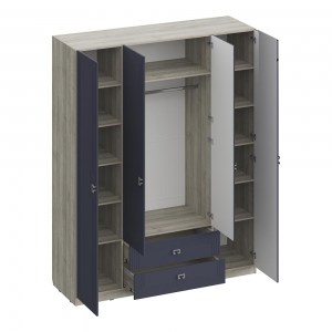 Лежер ШК-3113 Шкаф 4-х створчатый с ящиками